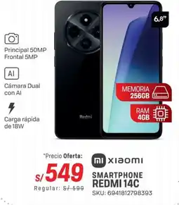 Carsa Xiaomi redmi 14c smartphone oferta