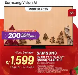 Carsa Samsung smart tv qled 4k 55" oferta