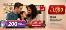 Carsa Lg smart tv uhd 4k 65" oferta
