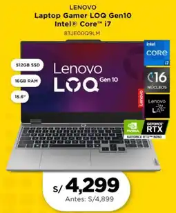 La Curacao Lenovo Gamer LOQ Gen10 oferta
