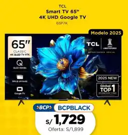 La Curacao TCL Smart TV 65" oferta