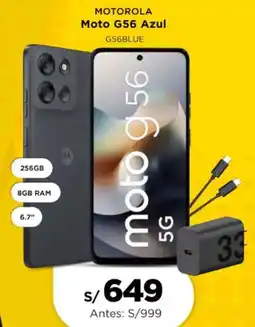 La Curacao Motorola Moto G56 azul oferta