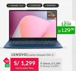 Falabella Lenovo Ideapad Slim 3 oferta