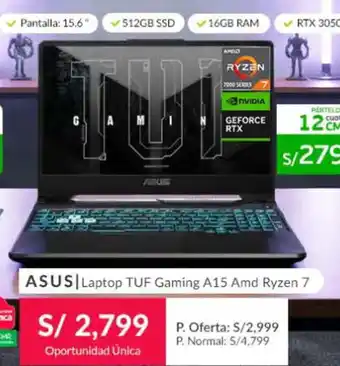 ASUS Laptop TUF Gaming A15