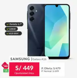 Falabella Samsung Galaxy A16 oferta