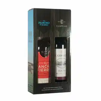 Tottus Pack pf acho 750ml + vino tinto s/s copello 750ml oferta