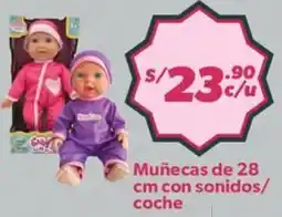 Hiperbodega Precio Uno Muñecas con sonidos/ coche oferta
