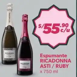 Hiperbodega Precio Uno Ricadonna asti / ruby espumante oferta
