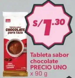 Hiperbodega Precio Uno Precio uno tableta sabor chocolate oferta