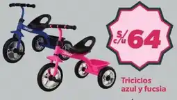 Hiperbodega Precio Uno Triciclos azul y fucsia oferta