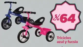 Hiperbodega Precio Uno Triciclos azul y fucsia oferta