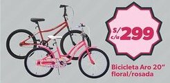 Hiperbodega Precio Uno Aro bicicleta 20" floral/rosada oferta