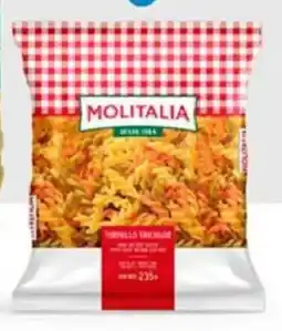 Plaza Vea Molitalia fideos fusilli tricolor bl oferta