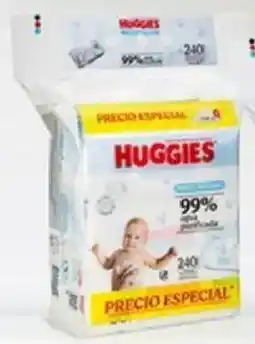 Plaza Vea Huggies toallitas húmedas puro y natural pk oferta