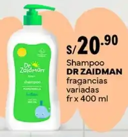 Plaza Vea Dr zaidman shampoo fragancias variadas fr oferta