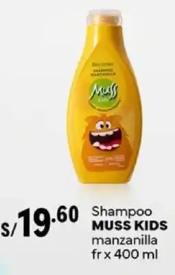 Plaza Vea Muss kids shampoo manzanilla fr oferta