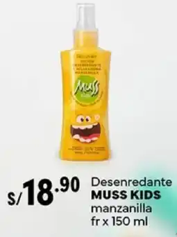 Plaza Vea Muss kids desenredante manzanilla fr oferta