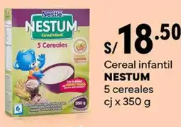 Plaza Vea Nestum cereal infantil 5 cereales cj oferta