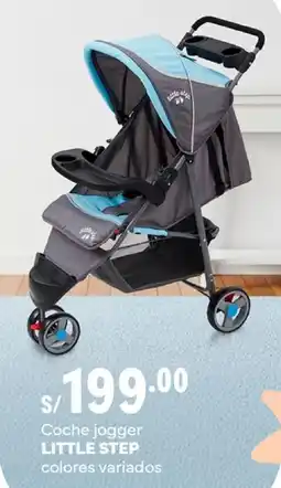 Plaza Vea Little step coche jogger colores variados oferta