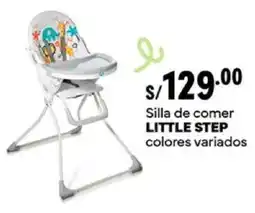 Plaza Vea Little step silla de comer colores variados oferta