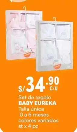 Plaza Vea Baby eureka set de regalo oferta