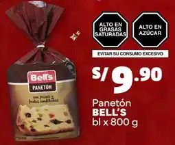 Plaza Vea Bell's panetón bl oferta
