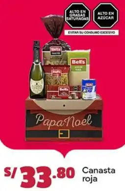 Plaza Vea Bell's canasta roja oferta