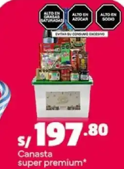 Plaza Vea Canasta super premium oferta