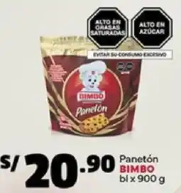 Plaza Vea Bimbo panetón bl oferta