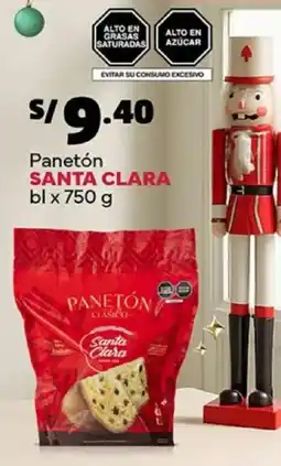 Plaza Vea Santa clara panetón bl oferta