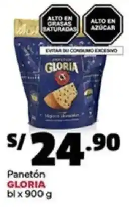 Plaza Vea Gloria panetón bl oferta