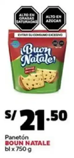 Plaza Vea Boun natale panetón bl oferta