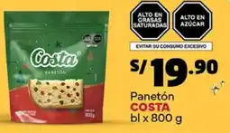 Plaza Vea Costa panetón bl oferta