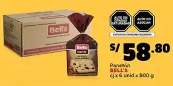 Bell's panetón cj