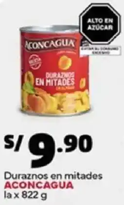 Plaza Vea Aconcagua duraznos en mitades la oferta