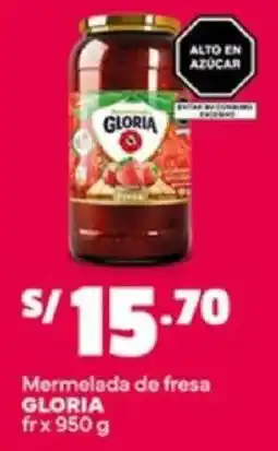Plaza Vea Gloria mermelada de fresa fr oferta