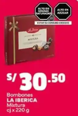 Plaza Vea La iberica bombones mixtura cj oferta