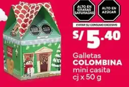 Plaza Vea Colombina galletas mini casita cj oferta