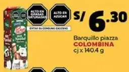 Plaza Vea Colombina barquillo piazza cj oferta