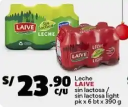 Plaza Vea Laive leche sin lactosa light oferta