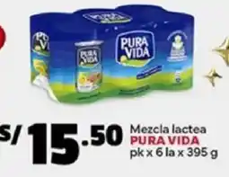 Plaza Vea Pura vida mezcla lactea oferta