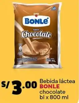 Plaza Vea Bonlé bebida láctea chocolate bl oferta