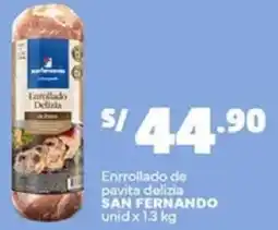 Plaza Vea San fernando enrrollado de pavita delizia oferta