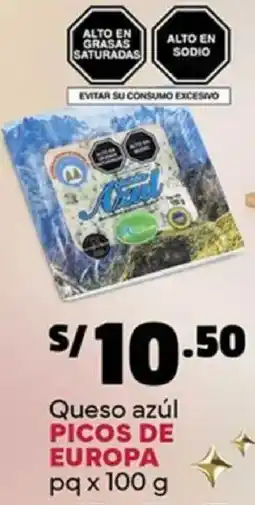 Plaza Vea Picos de europa queso azúl pq oferta