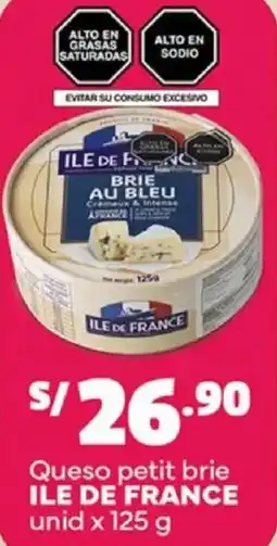 Plaza Vea Ile de france queso petit brie oferta