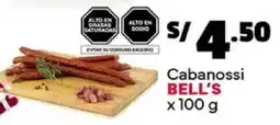 Plaza Vea Bell's cabanossi oferta