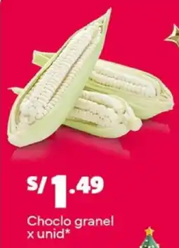 Plaza Vea Choclo granel oferta