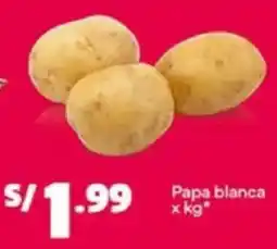 Plaza Vea Papa blanca oferta