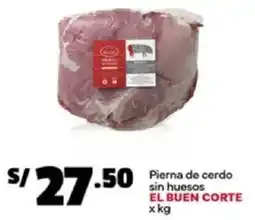 Plaza Vea El buen corte pierna de cerdo sin huesos oferta