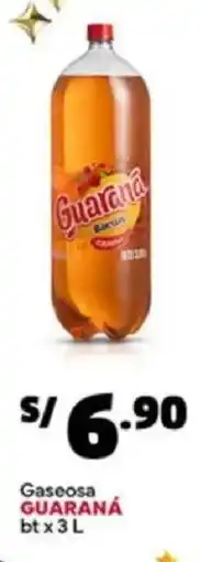 Plaza Vea Guaraná gaseosa bt oferta